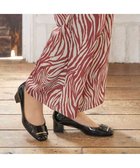 【モード エ ジャコモ/MODE ET JACOMO】のMODE ET JACOMO 【レイン対応】バックルモチーフスクエアトゥパンプス ブラックエナメル|ID: prp329100004750276 ipo3291000000034348101