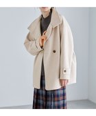 【エニー/ANY】のスタンドカラーコクーンシルエットコート ベージュ|ID: prp329100004750281 ipo3291000000034348157