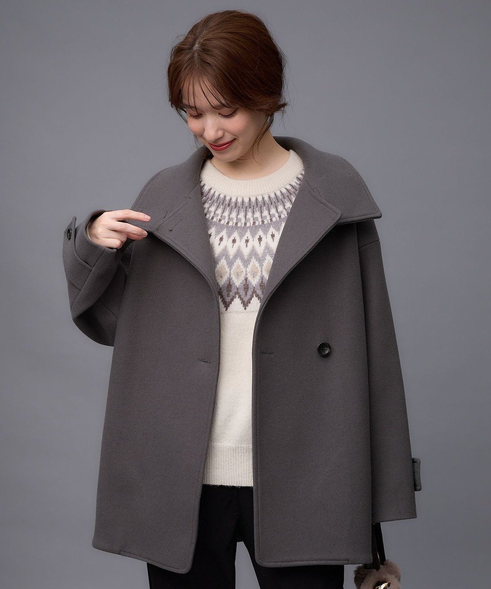 【エニー/ANY】のスタンドカラーコクーンシルエットコート インテリア・キッズ・メンズ・レディースファッション・服の通販 founy(ファニー)  ファッション Fashion レディースファッション Fashion for Women アウター Coat / Outerwear Collection コート・ロングコート・ピーコート Long Coats, Peacoats & More レディースジャケット・軽アウター Jackets おすすめ Recommended / Our Picks ジャケット Jacket, Outerwear スタンド Stand Collar, Upright Stand ストレッチ Stretch, Stretchy Fabric バランス Balance, Style Balance フロント Front, Front Design マフラー Scarf, Muffler A/W・秋冬 Autumn/Winter チャコール|ID: prp329100004750281 ipo3291000000034348160