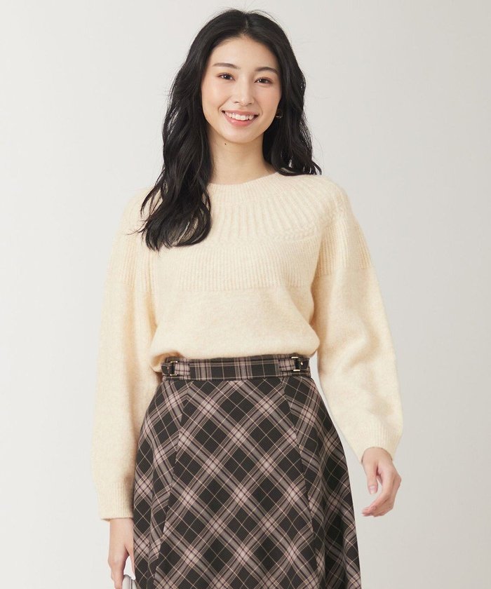 【エニィ スィス/any SiS】の【洗える】ソフトタッチ求心 ニット インテリア・キッズ・メンズ・レディースファッション・服の通販 founy(ファニー) https://founy.com/ ファッション Fashion レディースファッション Fashion for Women トップス・カットソー Cut & Sew Tops ニット Knit Tops & Sweaters セーター Sweater, Knitwear フェミニン Feminine, Girly 洗える Machine Washable A/W・秋冬 Autumn/Winter |ID: prp329100004750286 ipo3291000000034348237