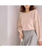 【エニィ スィス/any SiS】の【洗える】ソフトタッチ求心 ニット ペールピンク|ID: prp329100004750286 ipo3291000000034348246