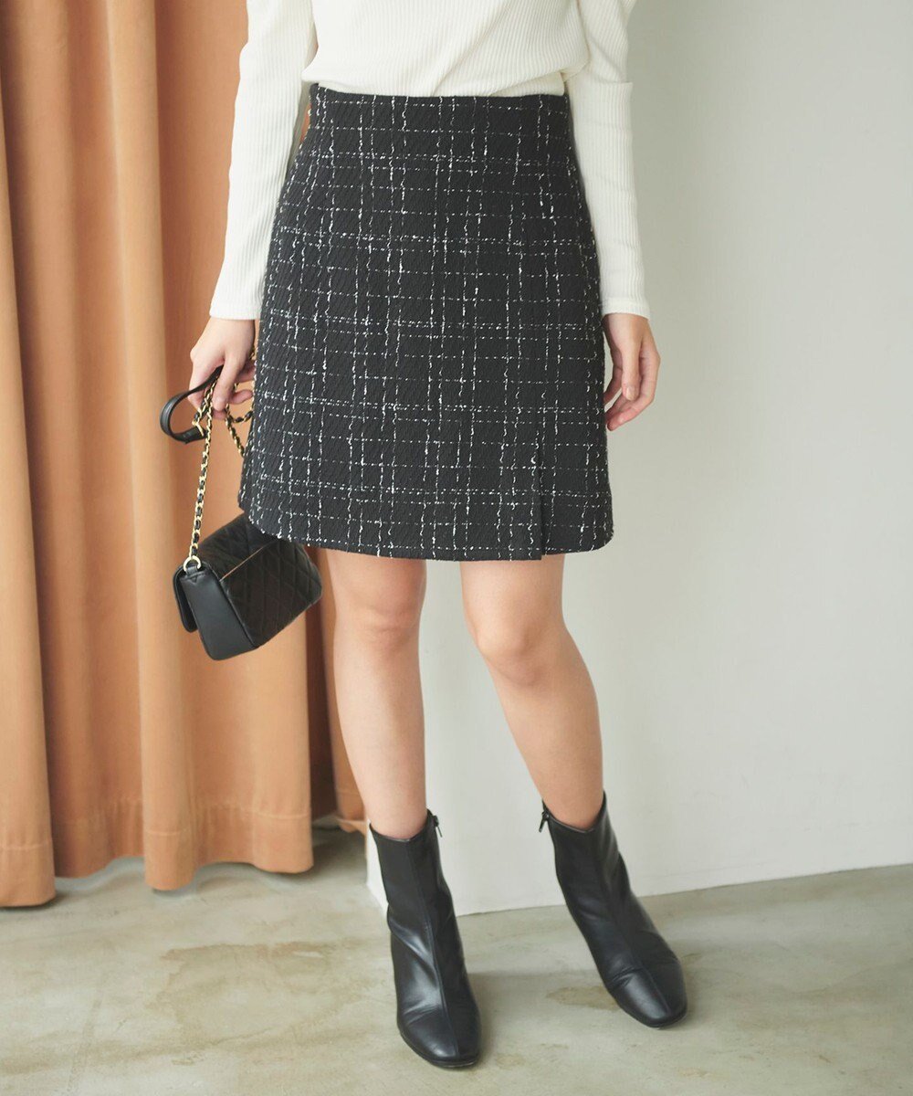 【フェルゥ/Feroux】の【洗える】ツイードスカ ショーパン 人気、トレンドファッション・服の通販 founy(ファニー) 　ファッション　Fashion　レディースファッション　Fashion for Women　パンツ　Pants & Trousers　セットアップ　Set-Up, Coordinated Outfit　ツイード　Twill, Twill Weave　ボトム　Bottoms, Lower Wear　モノトーン　Monotone, Black and White　洗える　Machine Washable　秋　Autumn　A/W・秋冬　Autumn/Winter　軽量　Lightweight, Ultra Light　 other-1|ID: prp329100004750288 ipo3291000000034348263