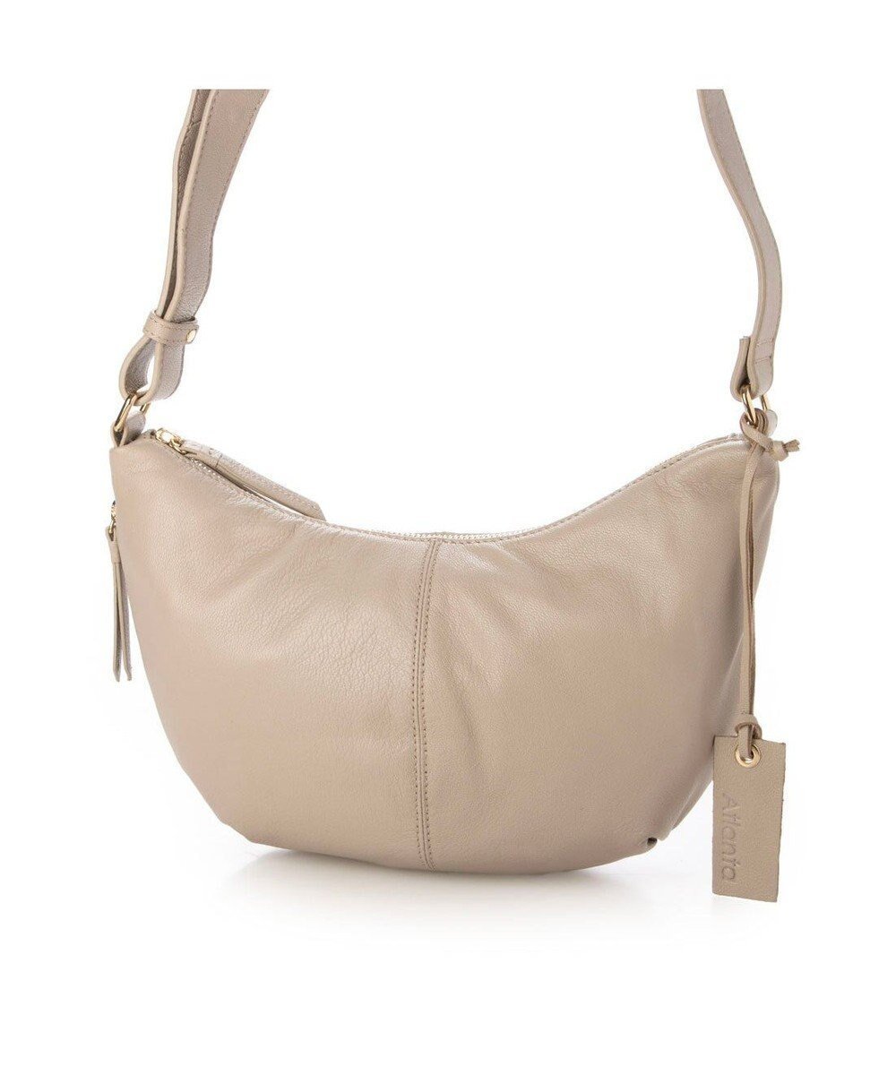 【アンビリオン/UNBILLION】のアトランタ ATLANTA / やぎ革軽量ハーフムーンショルダー インテリア・キッズ・メンズ・レディースファッション・服の通販 founy(ファニー) ファッション Fashion レディースファッション Fashion for Women ショルダー Shoulder, Shoulder Strap シンプル Simple, Minimal ハーフ Half, Half-Length フォルム Silhouette, Form 財布 Wallet, Purse 軽量 Lightweight, Ultra Light ベージュ|ID: prp329100004750293 ipo3291000000034348327