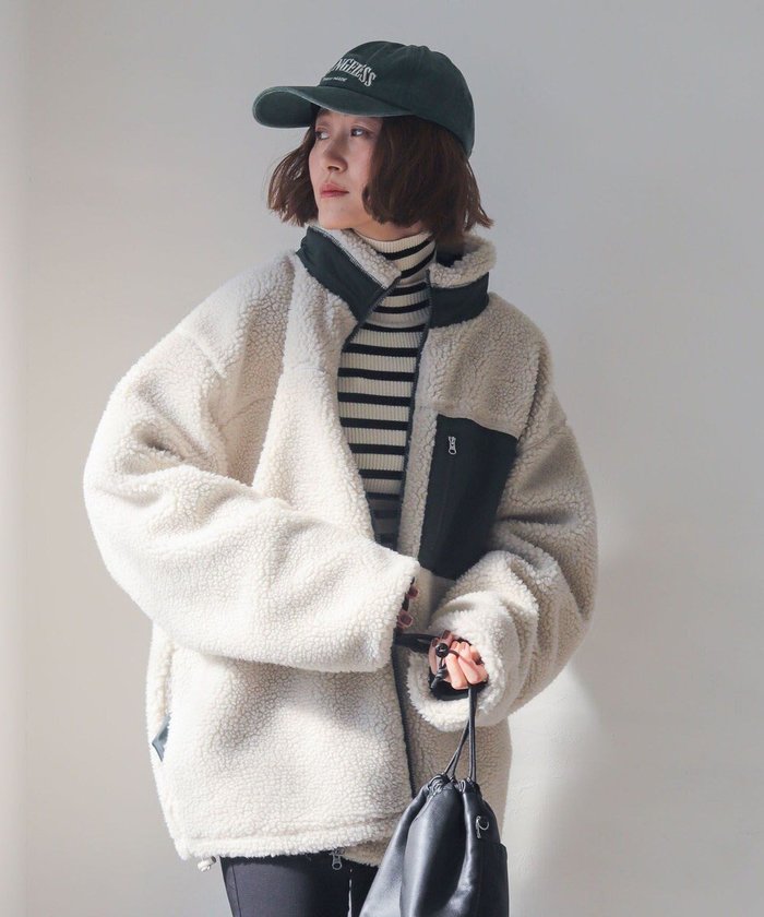 【ウィゴー/WEGO】の【2025年秋冬新作アイテム/ユニセックス着用ITEM/SMLサイズ展開】ボアブルゾン インテリア・キッズ・メンズ・レディースファッション・服の通販 founy(ファニー) https://founy.com/ ファッション Fashion レディースファッション Fashion for Women アウター Coat / Outerwear Collection レディースジャケット・軽アウター Jackets ブルゾンジャケット・スポーティアウター Blouson Jackets インナー Innerwear カーゴパンツ Cargo Pants, Utility Pants グラフィック Graphic, Graphic Design ジャケット Jacket, Outerwear スニーカー Sneakers, Trainers スマホ Smartphone, Mobile Device ダウン Down, Puffer ドローコード Drawcord, Drawstring Cord バランス Balance, Style Balance パーカー Hoodie, Parka ブルゾン Blouson, Bomber Jacket ポケット Pocket, Pocket Detail 防寒 Cold Protection, Winter-Ready リラックス Relax, Relaxed Fit ワイド Wide, Wide Fit A/W・秋冬 Autumn/Winter おすすめ Recommended / Our Picks |ID: prp329100004750294 ipo3291000000034724805