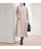 【ティアクラッセ/Tiaclasse】のサイドプリーツワンピース グレージュ|ID: prp329100004750295 ipo3291000000035632495