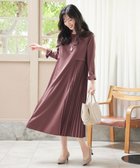 【ティアクラッセ/Tiaclasse】のサイドプリーツワンピース ピンク|ID: prp329100004750295 ipo3291000000035632497