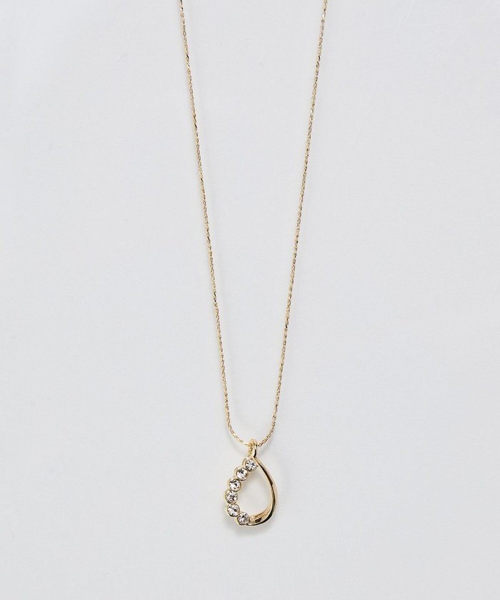 【フィービィー/phoebe】の【金属アレルギー対応】ソロドロップビジューネックレス/ニッケルフリー ゴールド インテリア・キッズ・メンズ・レディースファッション・服の通販 founy(ファニー) https://founy.com/ ファッション Fashion レディースファッション Fashion for Women ジュエリー Jewelry ネックレス Necklaces & Pendants アクセサリー Fashion Accessories シンプル Simple, Minimal ドロップ Drop Shoulder, Dropped Style ネックレス Necklace, Pendant Necklace バランス Balance, Style Balance ビジュー Bijou, Jewel-like Accent フェミニン Feminine, Girly フォルム Silhouette, Form メタル Metal, Metal Parts モチーフ Motif, Design Theme |ID: prp329100004750299 ipo3291000000034348354
