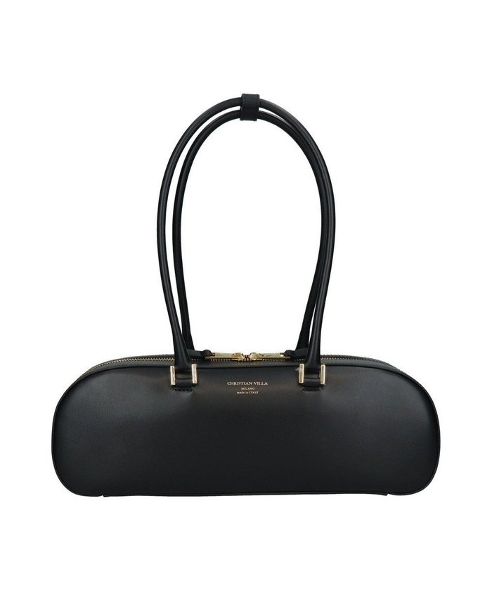 【インター ショシュール/INTER-CHAUSSURES】の【CHRISTIAN VILLA】レザーワイドミディアムショルダーバッグ インテリア・キッズ・メンズ・レディースファッション・服の通販 founy(ファニー) https://founy.com/ ファッション Fashion レディースファッション Fashion for Women バッグ Bags イタリア Italy シンプル Simple, Minimal ワイド Wide, Wide Fit |ID: prp329100004750325 ipo3291000000034348512