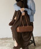 【インター ショシュール/INTER-CHAUSSURES】の【CHRISTIAN VILLA】レザーワイドミディアムショルダーバッグ ブラウン|ID: prp329100004750325 ipo3291000000034556926