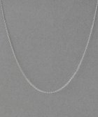 【フィービィー/phoebe】の【金属アレルギー対応】スリークオーバルチェーンネックレス/サージカルステンレス シルバー|ID: prp329100004750338 ipo3291000000035631816