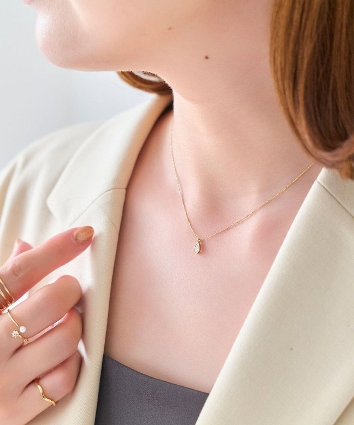 【フィービィー/phoebe】の【金属アレルギー対応】デュードロップネックレス/ニッケルフリー インテリア・キッズ・メンズ・レディースファッション・服の通販 founy(ファニー) https://founy.com/ ファッション Fashion レディースファッション Fashion for Women ジュエリー Jewelry ネックレス Necklaces & Pendants アクセサリー Fashion Accessories カッティング Cutting Detail チェーン Chain, Chain Strap ネックレス Necklace, Pendant Necklace バランス Balance, Style Balance ビジュー Bijou, Jewel-like Accent モチーフ Motif, Design Theme エレガント 上品 Elegant |ID: prp329100004750343 ipo3291000000034348584