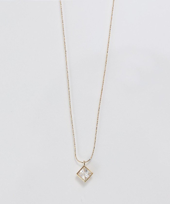 【フィービィー/phoebe】の【金属アレルギー対応】グリマースクエアビジューネックレス/ニッケルフリー ゴールド インテリア・キッズ・メンズ・レディースファッション・服の通販 founy(ファニー) https://founy.com/ ファッション Fashion レディースファッション Fashion for Women ジュエリー Jewelry ネックレス Necklaces & Pendants アクセサリー Fashion Accessories スクエア Square, Square Shape ネックレス Necklace, Pendant Necklace ビジュー Bijou, Jewel-like Accent フォルム Silhouette, Form モチーフ Motif, Design Theme エレガント 上品 Elegant |ID: prp329100004750345 ipo3291000000034348591