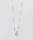 【フィービィー/phoebe】の【金属アレルギー対応】グリマースクエアビジューネックレス/ニッケルフリー ゴールド ゴールド|ID: prp329100004750345 ipo3291000000035631848