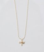 【フィービィー/phoebe】の【金属アレルギー対応】フォーペタルズビジューネックレス/ニッケルフリー ゴールド ゴールド|ID: prp329100004750355 ipo3291000000034348624