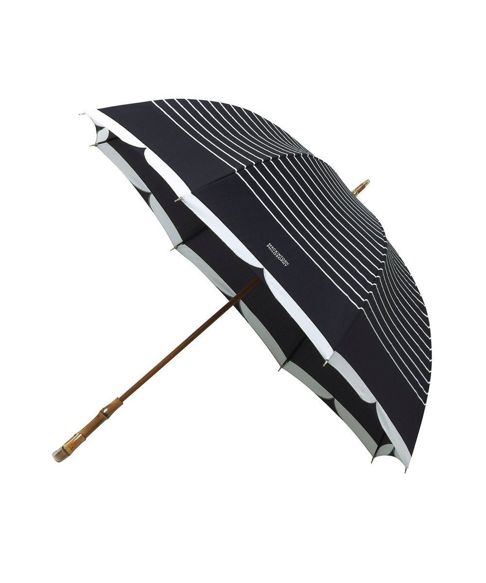 【ムーンバット/MOONBAT】のMACKINTOSH PHILOSOPHY(マッキントッシュ フィロソフィー) Cleric collar ボーダー 竹手元 雨傘 長傘 インテリア・キッズ・メンズ・レディースファッション・服の通販 founy(ファニー) 　ファッション　Fashion　レディースファッション　Fashion for Women　レイングッズ・傘・晴雨兼用傘　Umbrellas & Rain Gear　クラシック　Classic, Timeless Style　コレクション　Collection, Seasonal Line　スタイリッシュ　Stylish, Fashionable　トリミング　Trimming, Decorative Edge　フォルム　Silhouette, Form　ボーダー　Border, Stripe　メンズ　Men's, Menswear　モダン　Modern, Contemporary　傘　Umbrella, Parasol　ネイビーブルー|ID: prp329100004751197 ipo3291000000035828064