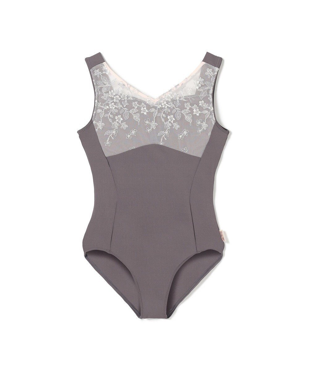 【チャコット/Chacott / KIDS】の【Nela ライン】ジュニア ノースリーブレオタード インテリア・キッズ・メンズ・レディースファッション・服の通販 founy(ファニー) ファッション Fashion キッズファッション Fashion for Kids カッティング Cutting Detail コレクション Collection, Seasonal Line シフォン Chiffon, Lightweight Fabric デコルテ Décolleté, Neckline ノースリーブ Sleeveless, No-Sleeve ファブリック Fabric, Textile エレガント 上品 Elegant 春 Spring チャコ-ルグレー|ID: prp329100004751204 ipo3291000000034354807