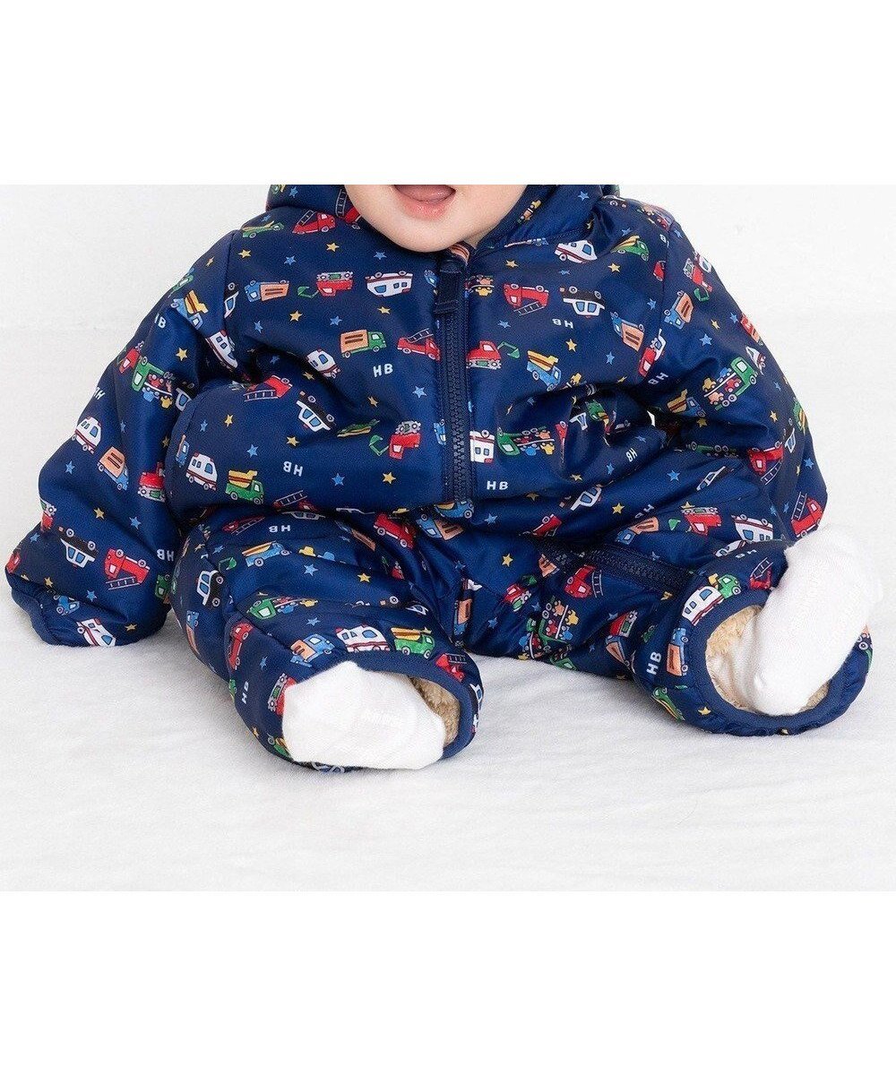 【ミキハウスホットビスケッツ/MIKI HOUSE HOT BISCUITS / KIDS】の【70-100cm】 裏ボアフリース 総柄ジャンプスーツ 人気、トレンドファッション・服の通販 founy(ファニー) ファッション Fashion キッズファッション Fashion for Kids アウター Coat Outerwear /Kids ジャケット Jacket, Outerwear スーツ Suit, Formalwear 人気 Popular, Best Seller 長袖 Long Sleeve, Full Sleeve ベスト Vest, Waistcoat ベビー Baby, Babywear 防寒 Cold Protection, Winter-Ready 冬 Winter / This Winter A/W・秋冬 Autumn/Winter other-1|ID: prp329100004751211 ipo3291000000034354844
