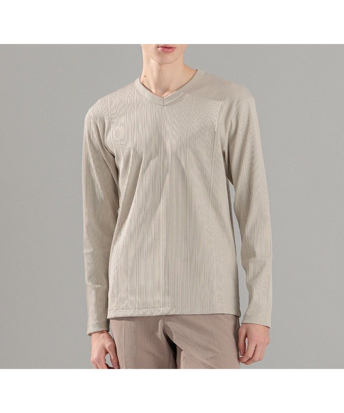 【ジョゼフ オム/JOSEPH HOMME / MEN】のテックリブジャージー Vネックカットソー インテリア・キッズ・メンズ・レディースファッション・服の通販 founy(ファニー) https://founy.com/ ファッション Fashion メンズファッション Fashion for Men トップス・カットソー Cut & Sew Tops メンズシャツ Shirts カットソー Cut and Sewn Top ジャケット Jacket, Outerwear ベーシック Basic, Essential レギュラー Regular, Standard Fit エレガント 上品 Elegant 夏 Summer 春 Spring S/S・春夏 SS, Spring/Summer, Warm Season 無地 Plain, Solid Color 長袖 Long Sleeve, Full Sleeve |ID: prp329100004751238 ipo3291000000034355036