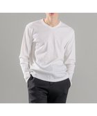 【ジョゼフ オム/JOSEPH HOMME / MEN】のテックリブジャージー Vネックカットソー ホワイト系|ID: prp329100004751238 ipo3291000000034355038