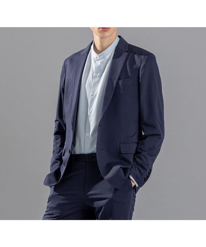 【ジョゼフ オム/JOSEPH HOMME / MEN】のエアジャガードジャージー ジャケット インテリア・キッズ・メンズ・レディースファッション・服の通販 founy(ファニー) https://founy.com/ ファッション Fashion メンズファッション Fashion for Men アウター Men's Coats Outerwear テーラードジャケット Tailored Jackets & Blazers 春 Spring 洗える Machine Washable 軽量 Lightweight, Ultra Light シェイプ Shape, Slim Fit ジャケット Jacket, Outerwear ストレッチ Stretch, Stretchy Fabric セットアップ Set-Up, Coordinated Outfit センター Center, Center Line フラップ Flap, Flap Pocket ポケット Pocket, Pocket Detail S/S・春夏 SS, Spring/Summer, Warm Season おすすめ Recommended / Our Picks 夏 Summer ビジネス 仕事 通勤 Business / Work / Commuting |ID: prp329100004751239 ipo3291000000034355042