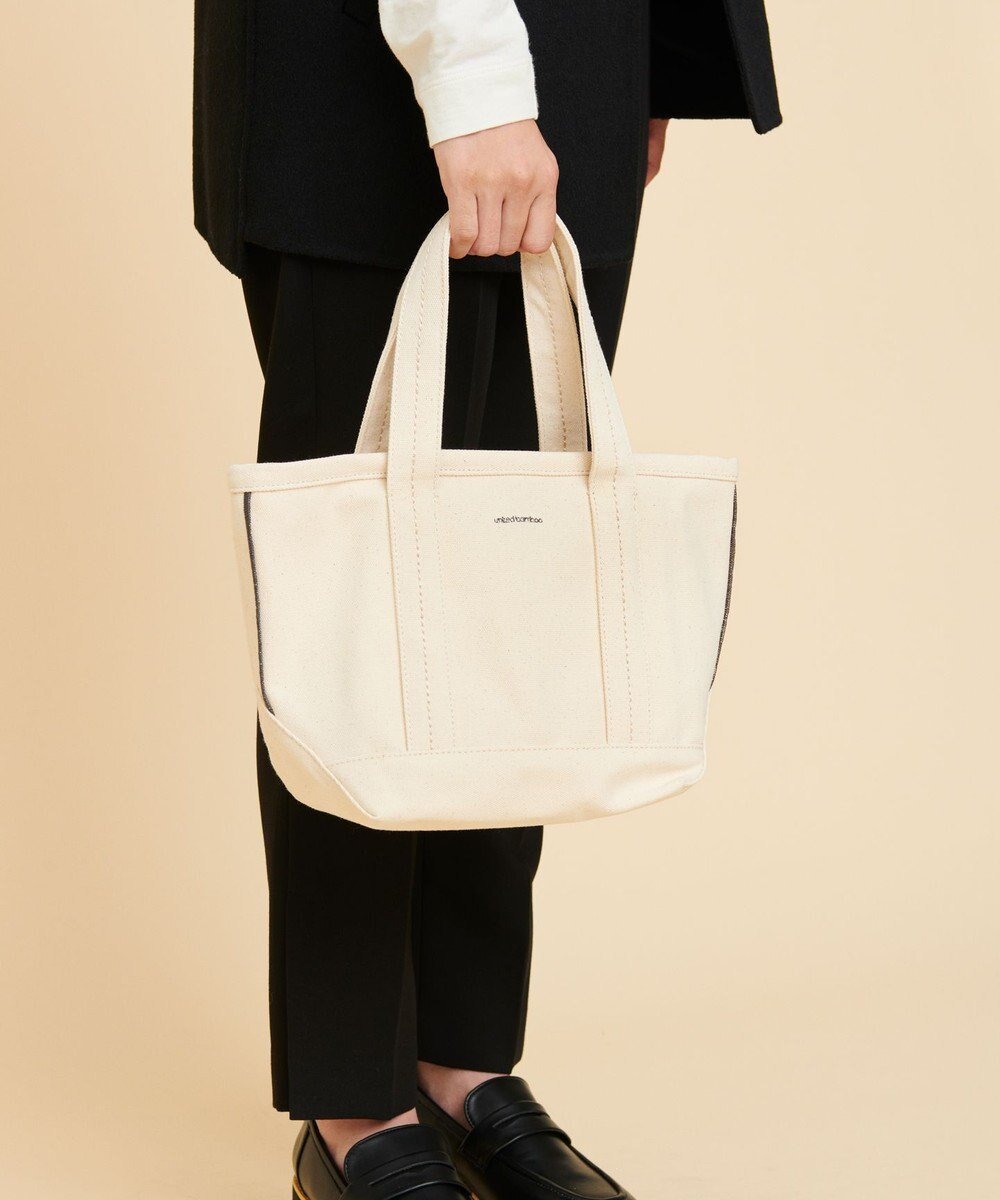 【ユナイテッドバンブールバック/united bamboo LE BAC】のベーシックキャンバストート小 インテリア・キッズ・メンズ・レディースファッション・服の通販 founy(ファニー) ファッション Fashion レディースファッション Fashion for Women バッグ Bags ショート Short, Short Length ポケット Pocket, Pocket Detail 軽量 Lightweight, Ultra Light ホワイト系|ID: prp329100004751258 ipo3291000000034355195