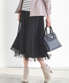 【エニィ スィス/any SiS】のラインアートプリーツ スカート ブラック|ID: prp329100004751266 ipo3291000000034355281