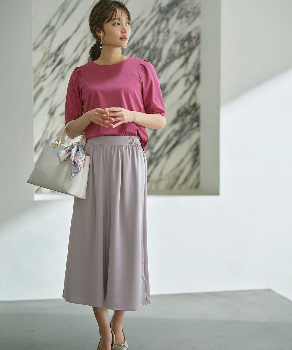 【エニィ スィス/any SiS】の【接触冷感・UVカット・吸水速乾】サラキレイワイド パンツ インテリア・キッズ・メンズ・レディースファッション・服の通販 founy(ファニー) ファッション Fashion レディースファッション Fashion for Women パンツ Pants & Trousers 春 Spring ギャザー Gathered, Ruffled 吸水 Absorbent, Quick-Dry ワイド Wide, Wide Fit S/S・春夏 SS, Spring/Summer, Warm Season 夏 Summer ビジネス 仕事 通勤 Business / Work / Commuting ライトグレー|ID: prp329100004751271 ipo3291000000034355338