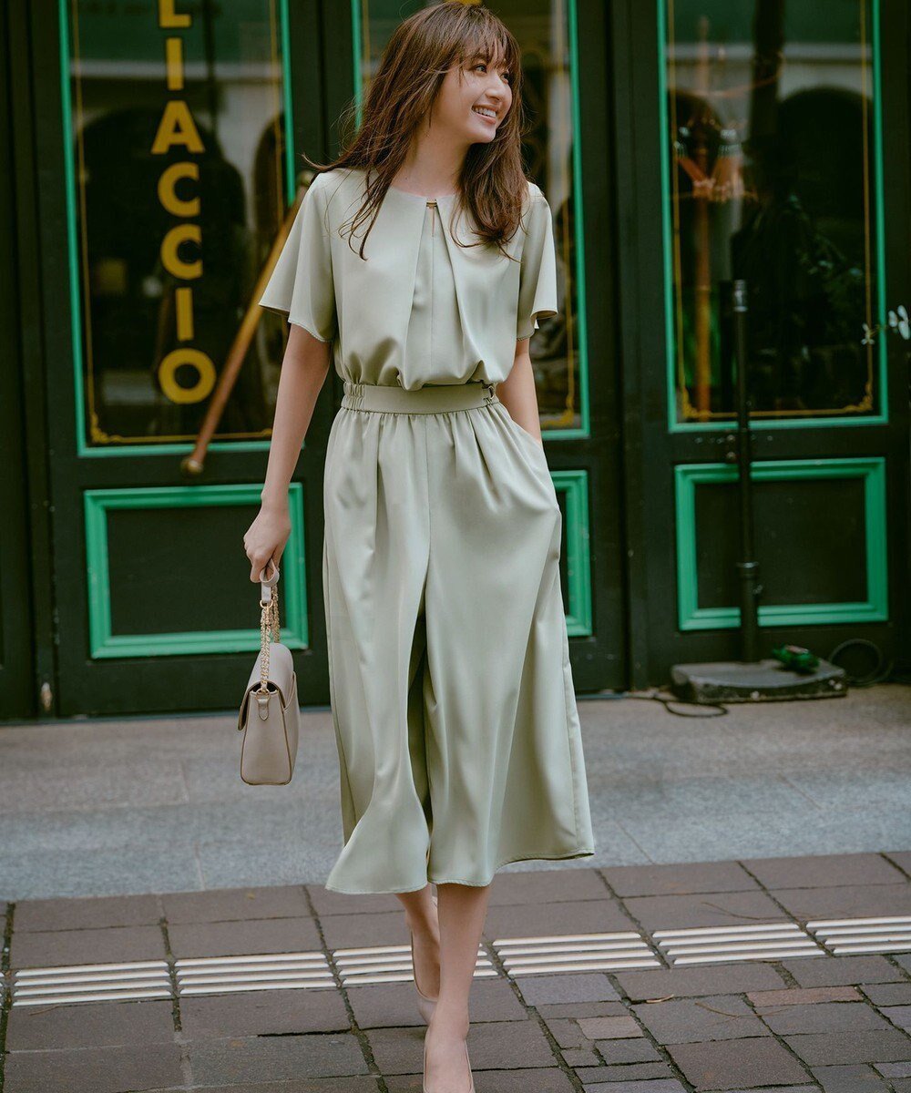 【エニィ スィス/any SiS】の【接触冷感・UVカット・吸水速乾】サラキレイワイド パンツ インテリア・キッズ・メンズ・レディースファッション・服の通販 founy(ファニー) ファッション Fashion レディースファッション Fashion for Women パンツ Pants & Trousers 春 Spring ギャザー Gathered, Ruffled 吸水 Absorbent, Quick-Dry ワイド Wide, Wide Fit S/S・春夏 SS, Spring/Summer, Warm Season 夏 Summer ビジネス 仕事 通勤 Business / Work / Commuting ミント|ID: prp329100004751271 ipo3291000000034355339