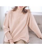 【エニィ スィス/any SiS】の【大人百花掲載 ヨンアさん着用】ハイネックバックポイント ニット ペールピンク|ID: prp329100004751276 ipo3291000000034355420