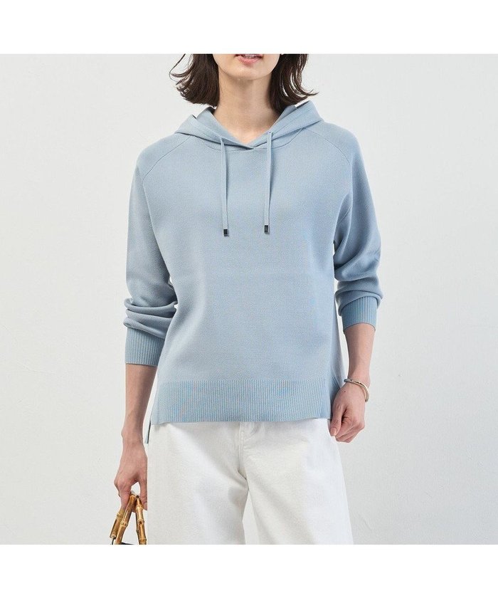 【ジェイ プレス/J.PRESS】の【洗える】Smooth ニット パーカー インテリア・キッズ・メンズ・レディースファッション・服の通販 founy(ファニー) https://founy.com/ ファッション Fashion レディースファッション Fashion for Women トップス・カットソー Cut & Sew Tops ニット Knit Tops & Sweaters レディースパーカー・カジュアルフーディー Casual Hoodies & Sweatshirts 洗える Machine Washable シルク Silk, 100% Silk ストレッチ Stretch, Stretchy Fabric スリット Slit, Slit Detail バランス Balance, Style Balance パーカー Hoodie, Parka フレア Flare, Flared リラックス Relax, Relaxed Fit ワイド Wide, Wide Fit A/W・秋冬 Autumn/Winter S/S・春夏 SS, Spring/Summer, Warm Season 夏 Summer エレガント 上品 Elegant |ID: prp329100004751285 ipo3291000000034355507