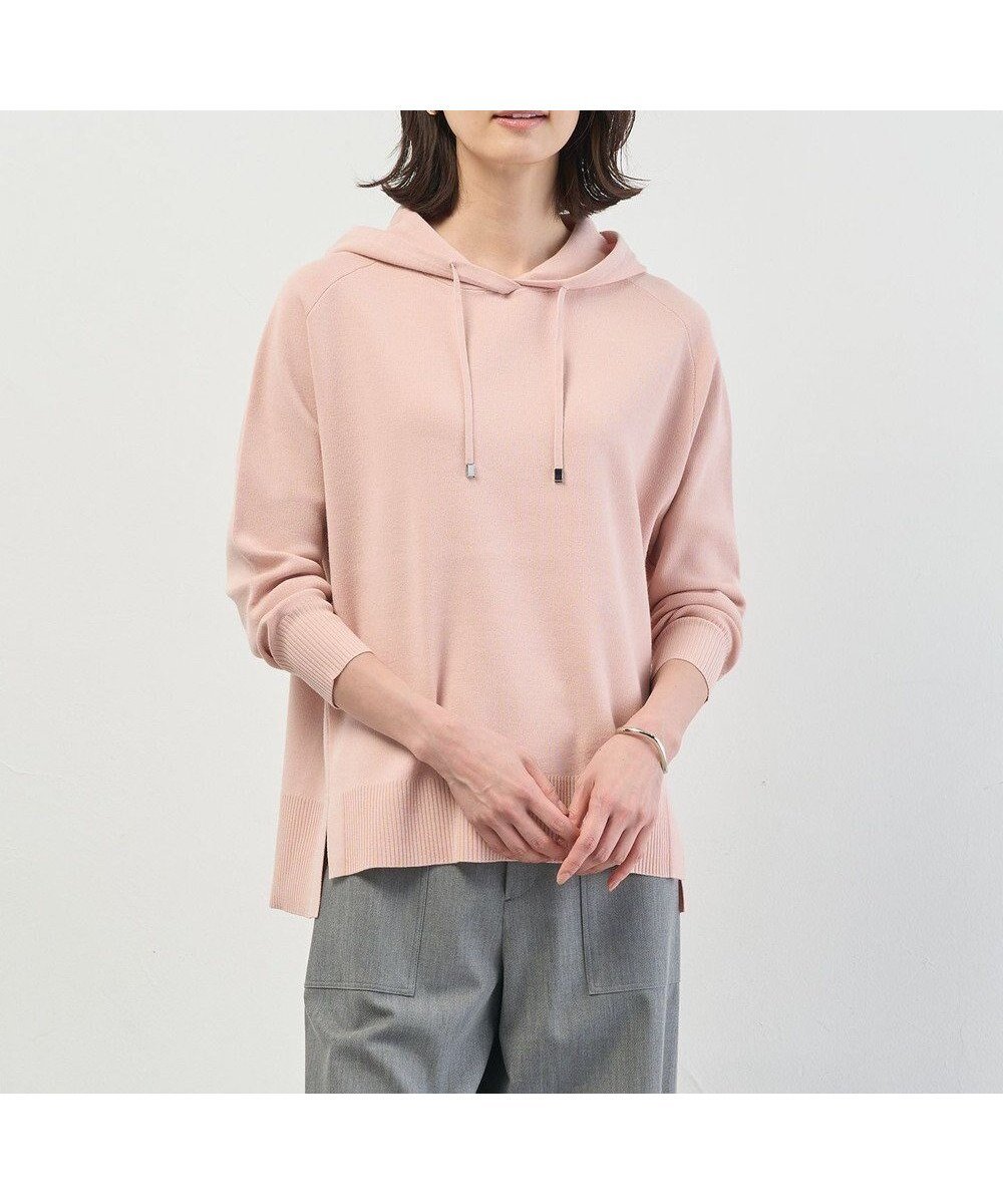 【ジェイ プレス/J.PRESS】の【洗える】Smooth ニット パーカー インテリア・キッズ・メンズ・レディースファッション・服の通販 founy(ファニー) ファッション Fashion レディースファッション Fashion for Women トップス・カットソー Cut & Sew Tops ニット Knit Tops & Sweaters レディースパーカー・カジュアルフーディー Casual Hoodies & Sweatshirts 洗える Machine Washable シルク Silk, 100% Silk ストレッチ Stretch, Stretchy Fabric スリット Slit, Slit Detail バランス Balance, Style Balance パーカー Hoodie, Parka フレア Flare, Flared リラックス Relax, Relaxed Fit ワイド Wide, Wide Fit A/W・秋冬 Autumn/Winter S/S・春夏 SS, Spring/Summer, Warm Season 夏 Summer エレガント 上品 Elegant ピンク系|ID: prp329100004751285 ipo3291000000034355511