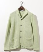 【ジョセフ アブード/JOSEPH ABBOUD / MEN】の【和紙使用エコ素材/日本素材/軽量/通気性/速乾性】和紙ムリネ ニット ジャケット 黄緑系|ID: prp329100004751993 ipo3291000000034364572