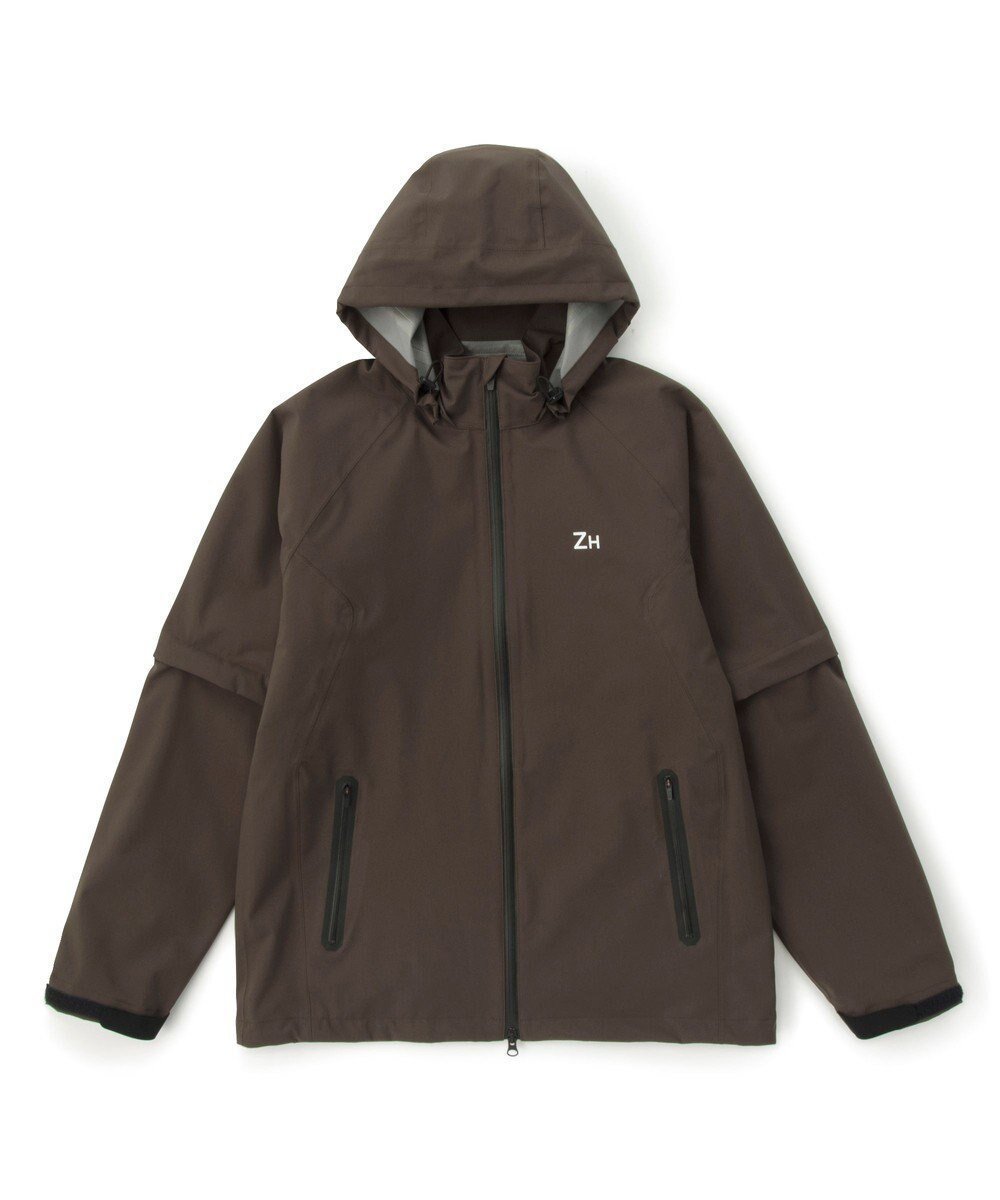 【ゼロハリバートン/ZERO HALLIBURTON / MEN】のゼロハリバートン ZERO HALLIBURTON レインジャケット 82261 インテリア・キッズ・メンズ・レディースファッション・服の通販 founy(ファニー) 　ファッション　Fashion　メンズファッション　Fashion for Men　トップス・カットソー　Cut & Sew Tops　パーカー・フーディー / カジュアルコーデ　Hoodies & Parkas　ストレッチ　Stretch, Stretchy Fabric　パーカー　Hoodie, Parka　夏　Summer　S/S・春夏　SS, Spring/Summer, Warm Season　A/W・秋冬　Autumn/Winter　カーキ|ID: prp329100004751995 ipo3291000000034364590