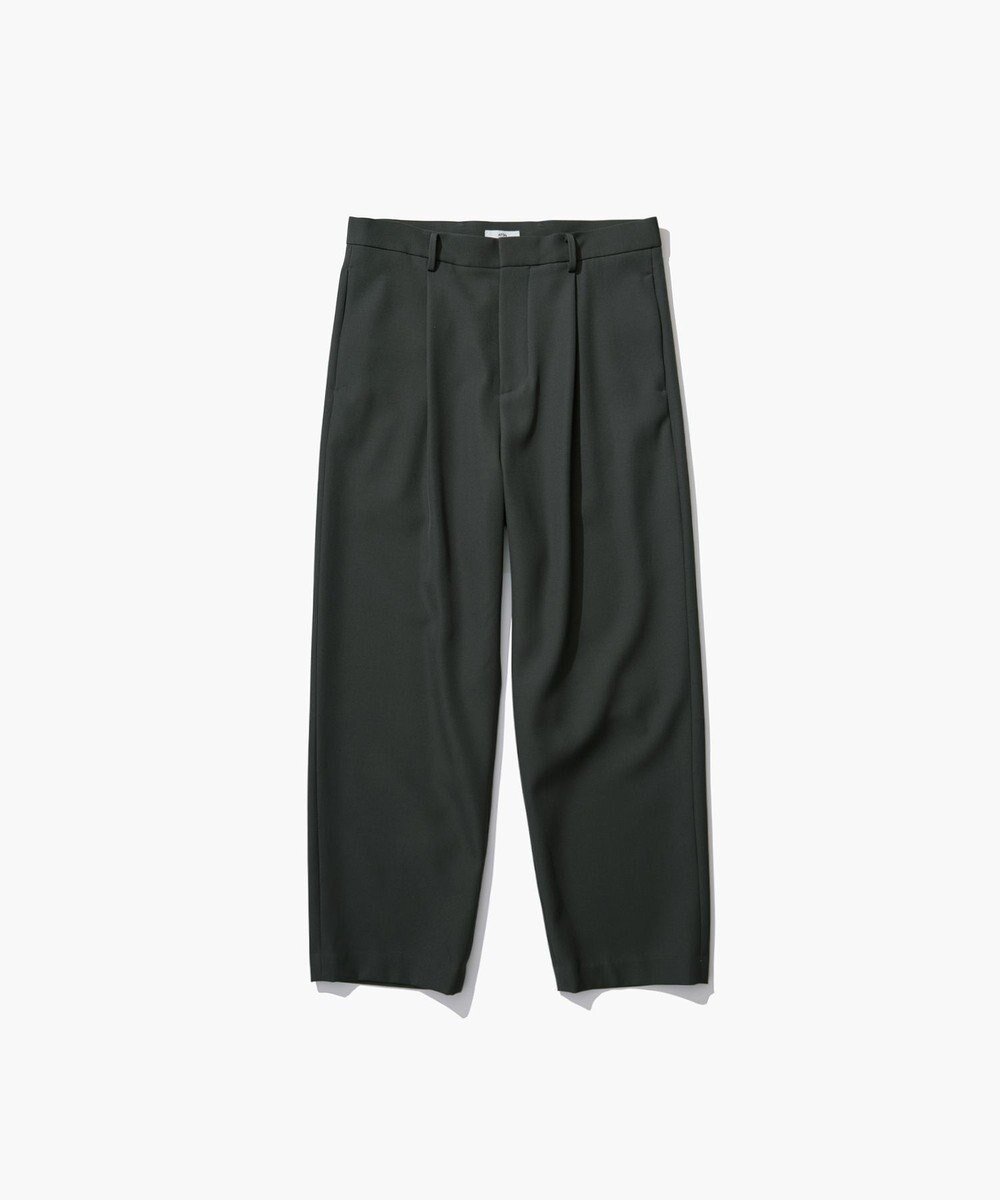 【エイトン/ATON】のBACK SATIN スタンダードパンツ - UNISEX インテリア・キッズ・メンズ・レディースファッション・服の通販 founy(ファニー) 　ファッション　Fashion　レディースファッション　Fashion for Women　パンツ　Pants & Trousers　新作・新入荷　New Arrivals / New In　ユニセックス　Unisex, Genderless　サテン　Satin, Glossy Fabric　スタンダード　Standard, Basic　スラックス　Slacks, Dress Pants　テーパード　Tapered, Tapered Pants　A/W・秋冬　Autumn/Winter　KHAKI|ID: prp329100004751998 ipo3291000000034364604