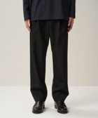 【エイトン/ATON】のBACK SATIN スタンダードパンツ - UNISEX BLACK|ID: prp329100004751998 ipo3291000000035581123