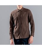 【ジョゼフ オム/JOSEPH HOMME / MEN】のトリックジャガード レギュラーカラーシャツ キャメル系|ID: prp329100004752004 ipo3291000000034364652