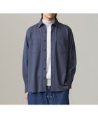 【ジェイ プレス/J.PRESS / MEN】のウールコットン ダブルカバーツイルシャツ ネイビー系|ID: prp329100004752013 ipo3291000000034364724