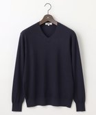【ジョセフ アブード/JOSEPH ABBOUD / MEN】の【洗える/チクチクしない/3シーズン対応】SNOWY Vネック ニット ネイビー系|ID: prp329100004752014 ipo3291000000034364729