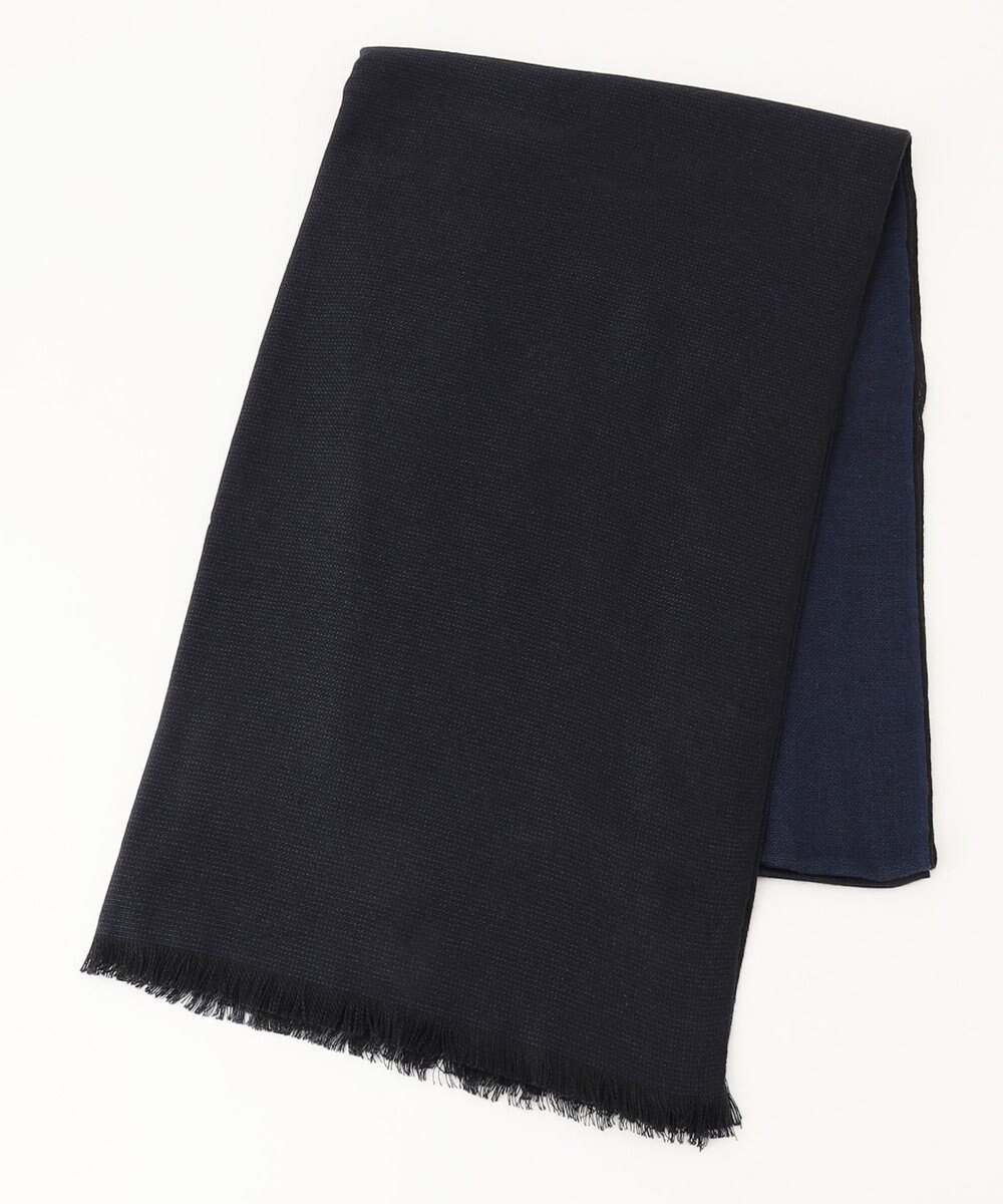 【ジョゼフ オム/JOSEPH HOMME / MEN】のシルクカシミヤ ブックストール インテリア・キッズ・メンズ・レディースファッション・服の通販 founy(ファニー) ファッション Fashion メンズファッション Fashion for Men ショール Shawl, Wrap シルク Silk, 100% Silk ストール Stole, Wrap 切替 Switching, Contrast Panel A/W・秋冬 Autumn/Winter ネイビー系|ID: prp329100004752017 ipo3291000000034364756