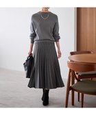 【エニー/ANY】の【洗濯機可/ウエストゴム】ニットセットアップⅡ チャコール|ID: prp329100004752023 ipo3291000000034364912