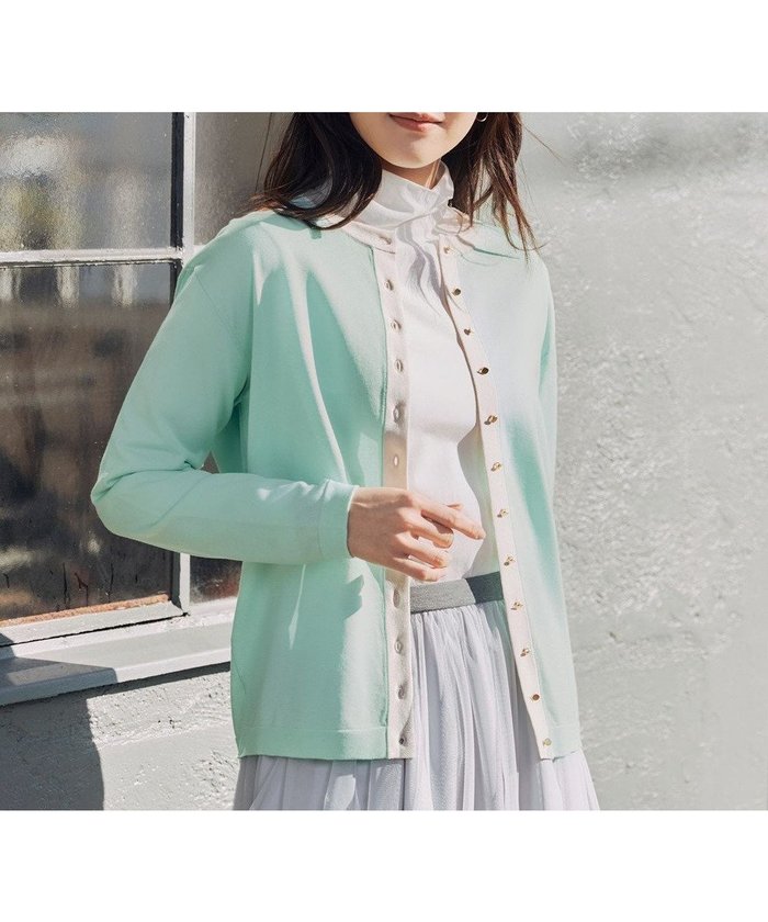 【自由区/JIYU-KU】の【アンサンブル対応・洗える】シャインハイゲージ カーディガン インテリア・キッズ・メンズ・レディースファッション・服の通販 founy(ファニー) https://founy.com/ ファッション Fashion レディースファッション Fashion for Women トップス・カットソー Cut & Sew Tops カーディガン・羽織り Layered Style Cardigans アンサンブルニット Knit Ensembles & Twin Sets おすすめ Recommended / Our Picks アクセサリー Fashion Accessories アンサンブル Ensemble Set カーディガン Cardigan, Knitwear ストレート Straight, Straight Cut メタル Metal, Metal Parts エレガント 上品 Elegant 夏 Summer 春 Spring S/S・春夏 SS, Spring/Summer, Warm Season 洗える Machine Washable |ID: prp329100004752034 ipo3291000000034365027