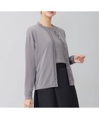 【自由区/JIYU-KU】の【アンサンブル対応・洗える】シャインハイゲージ カーディガン グレー|ID: prp329100004752034 ipo3291000000034365034