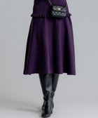 【組曲/KUMIKYOKU】のニットフレア スカート パープル系|ID: prp329100004752039 ipo3291000000034365135