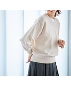 【エニー/ANY】のボリュームスリーブVネックニット オイスター|ID: prp329100004752040 ipo3291000000034365155