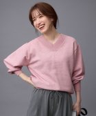 【エニー/ANY】のボリュームスリーブVネックニット ピンク|ID: prp329100004752040 ipo3291000000034365158