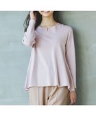 【エニィ スィス/any SiS】の【WEB・一部店舗限定】ペプラム ニット ラベンダー|ID: prp329100004752044 ipo3291000000034365230