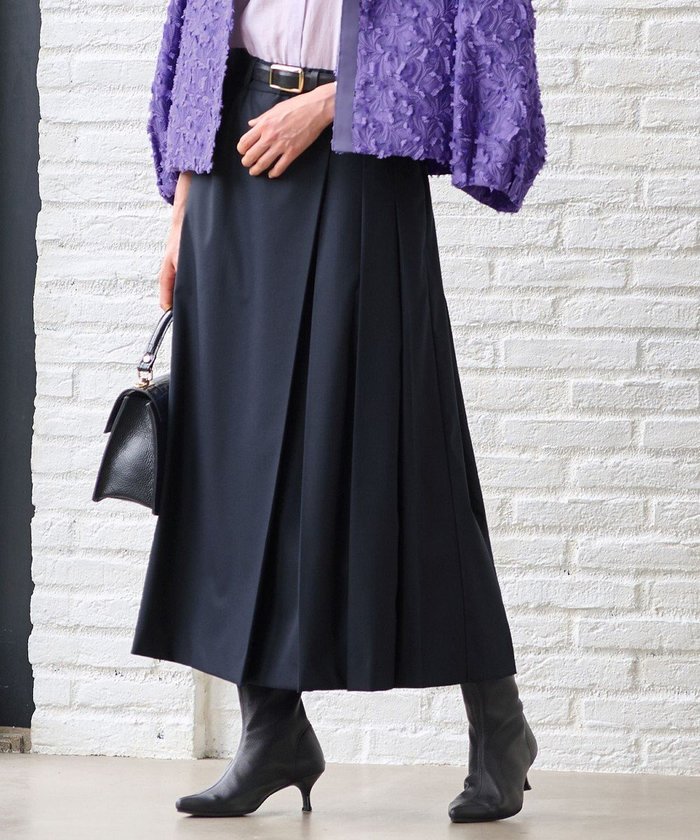 【自由区/JIYU-KU】の【洗える】トロストレッチ スカート インテリア・キッズ・メンズ・レディースファッション・服の通販 founy(ファニー) https://founy.com/ ファッション Fashion レディースファッション Fashion for Women スカート Skirts カットソー Cut and Sewn Top ストレッチ Stretch, Stretchy Fabric ストレート Straight, Straight Cut プリーツ Pleats, Pleated ポケット Pocket, Pocket Detail 洗える Machine Washable 秋 Autumn A/W・秋冬 Autumn/Winter |ID: prp329100004752053 ipo3291000000034365469