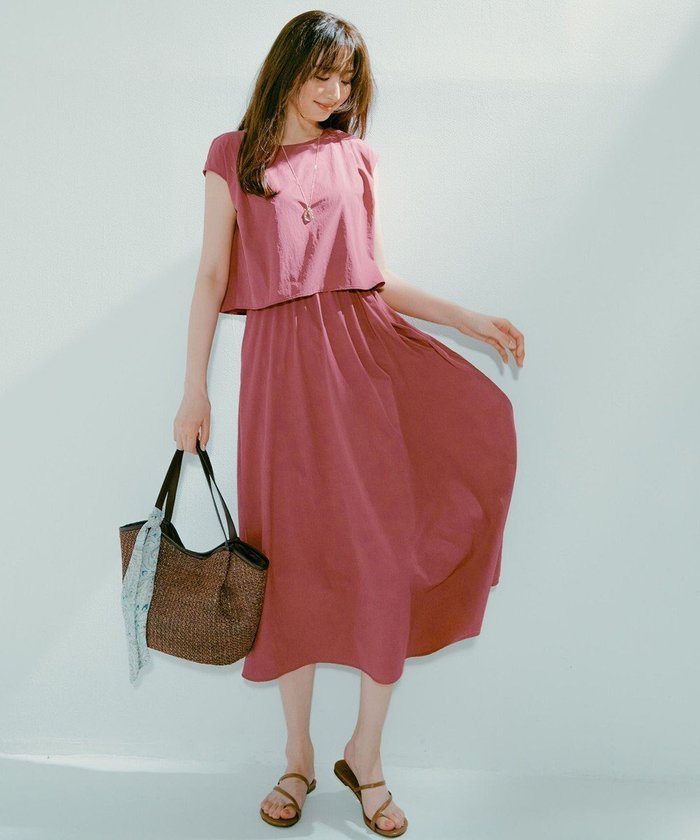 【エニィ スィス/any SiS】の【撥水】ウォーターサイド ワンピース インテリア・キッズ・メンズ・レディースファッション・服の通販 founy(ファニー) https://founy.com/ ファッション Fashion レディースファッション Fashion for Women ワンピース Dresses ウォーター Water セットアップ Set-Up, Coordinated Outfit ビーチ Beach, Seaside ポケット Pocket, Pocket Detail メッシュ Mesh, Net Fabric リゾート Resort, Vacation Style 夏 Summer 春 Spring S/S・春夏 SS, Spring/Summer, Warm Season |ID: prp329100004752058 ipo3291000000034365582