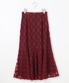 【フェルゥ/Feroux】の【洗える】シアーチェック マーメイド スカート 人気、トレンドファッション・服の通販 founy(ファニー) ファッション Fashion レディースファッション Fashion for Women スカート Skirts アンサンブル Ensemble Set シンプル Simple, Minimal チェック Check, Plaid, Tartan フラワー Flower, Floral マーメイド Mermaid, Fishtail Silhouette リラックス Relax, Relaxed Fit レース Lace, Lace Fabric 洗える Machine Washable 秋 Autumn A/W・秋冬 Autumn/Winter thumbnail ワイン系2|ID: prp329100004752060 ipo3291000000034365667
