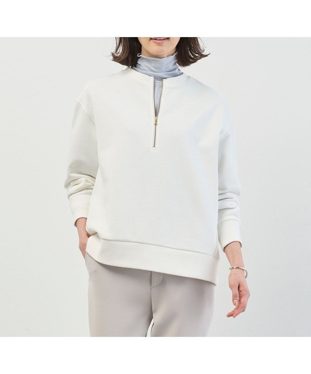 【ジェイ プレス/J.PRESS】の【洗える】裏毛 ハーフジップ プルオーバー 人気、トレンドファッション・服の通販 founy(ファニー) ファッション Fashion レディースファッション Fashion for Women トップス・カットソー Cut & Sew Tops シャツ・ブラウス・オフィスカジュアル Elegant Blouses & Button-Ups ロングTシャツ・Tシャツ Longline T-Shirts & Tees カジュアルプルオーバー・ニットトップス Pullovers & Knit Tops / Casual Pullovers カットソー・ベーシックTシャツ Cut-and-Sewn Tops / Stretch Tees & Basics インナー Innerwear 洗える Machine Washable カットソー Cut and Sewn Top ジップ Zip, Zipper A/W・秋冬 Autumn/Winter S/S・春夏 SS, Spring/Summer, Warm Season 新作・新入荷 New Arrivals / New In 夏 Summer エレガント 上品 Elegant other-1|ID: prp329100004752069 ipo3291000000034366168